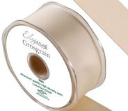 Eleganza Premium Grosgrain Ribbon 38mm x 20m Cream No.62 - Ribbons